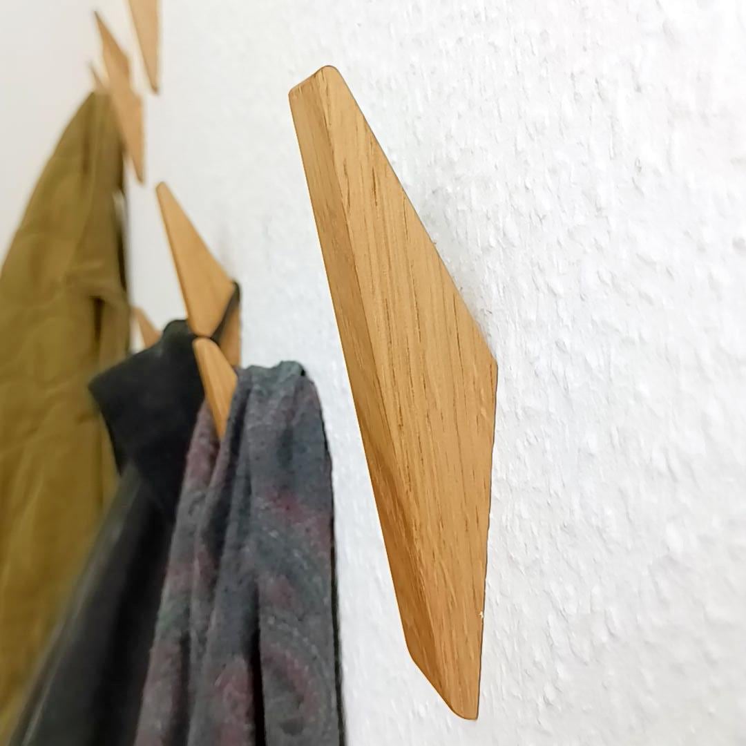 Garderobenhaken | Massivholz Eiche | Wandhaken | Haken | Garderobe Holz | schlichte Wandhaken | Garderobe | Handtuchhalter | Aufhänger