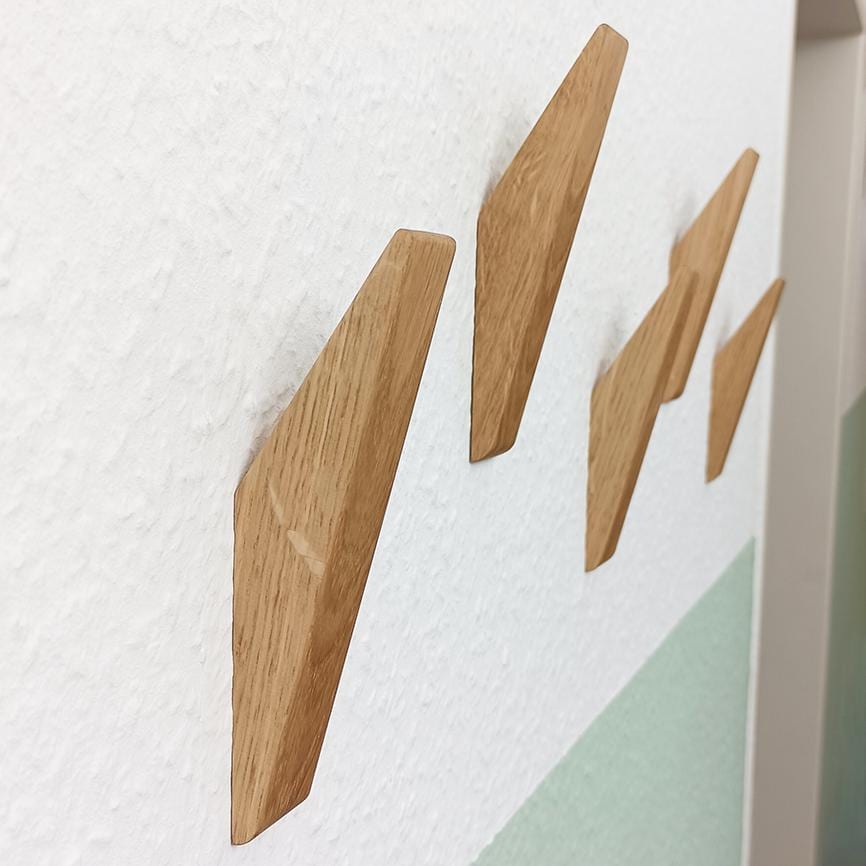 Garderobenhaken | Massivholz Eiche | Wandhaken | Haken | Garderobe Holz | schlichte Wandhaken | Garderobe | Handtuchhalter | Aufhänger