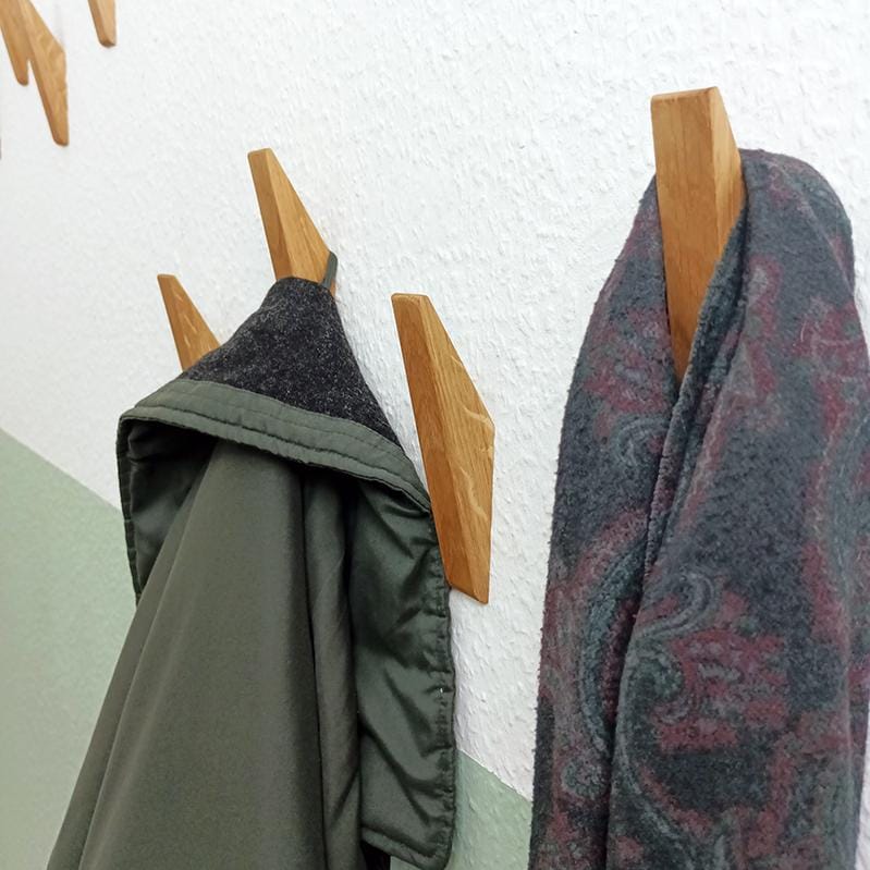 Garderobenhaken | Massivholz Eiche | Wandhaken | Haken | Garderobe Holz | schlichte Wandhaken | Garderobe | Handtuchhalter | Aufhänger