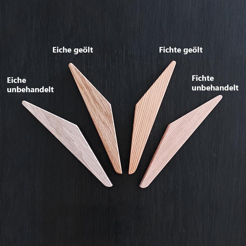 Garderobenhaken | recyceltes Massivholz Fichte | Wandhaken | schlichte Haken | Garderobe Holz | Garderobe | Handtuchhalter | Aufhänger